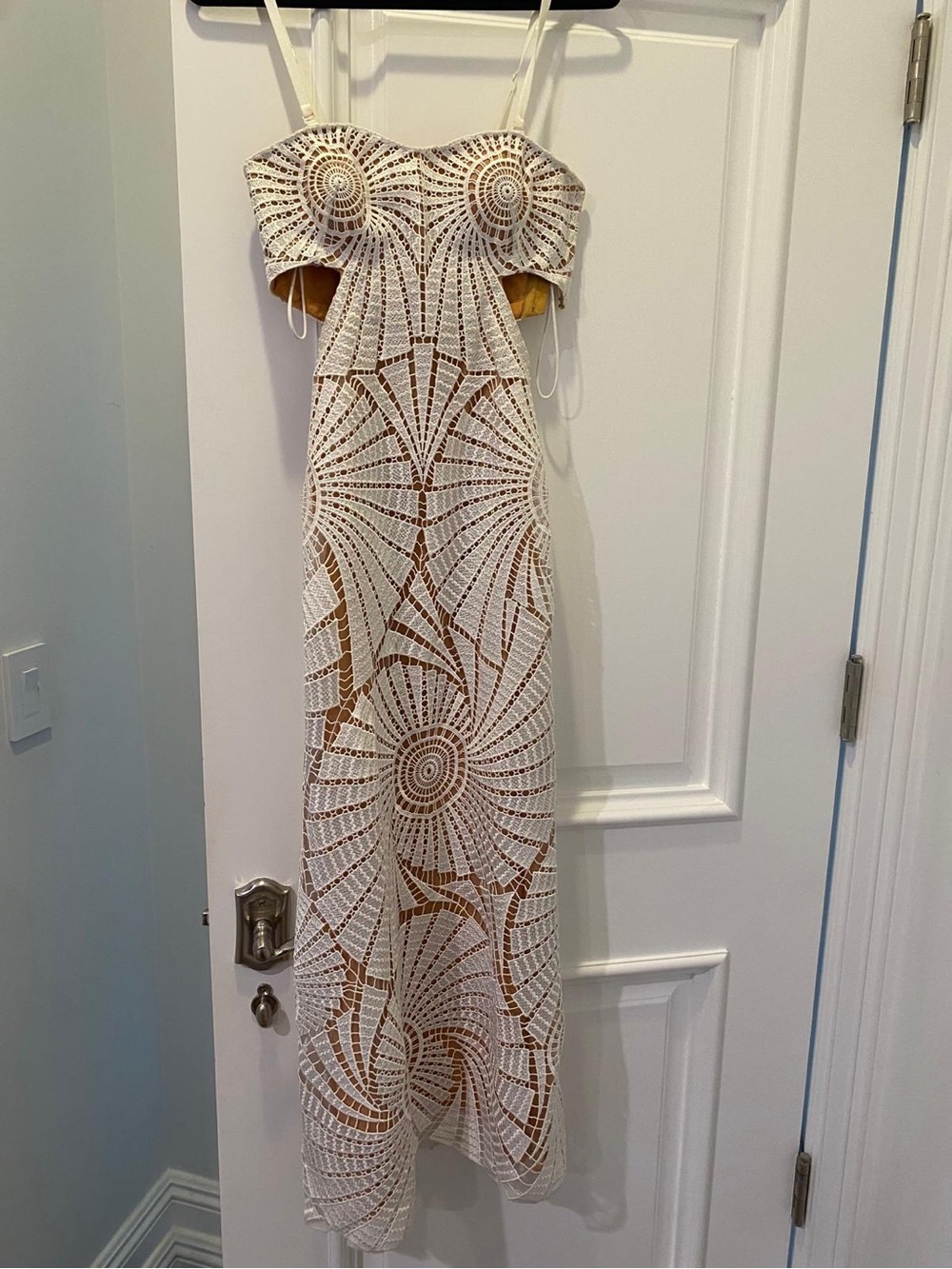 Jonathan Simkhai Satin Bronze Slip Dress